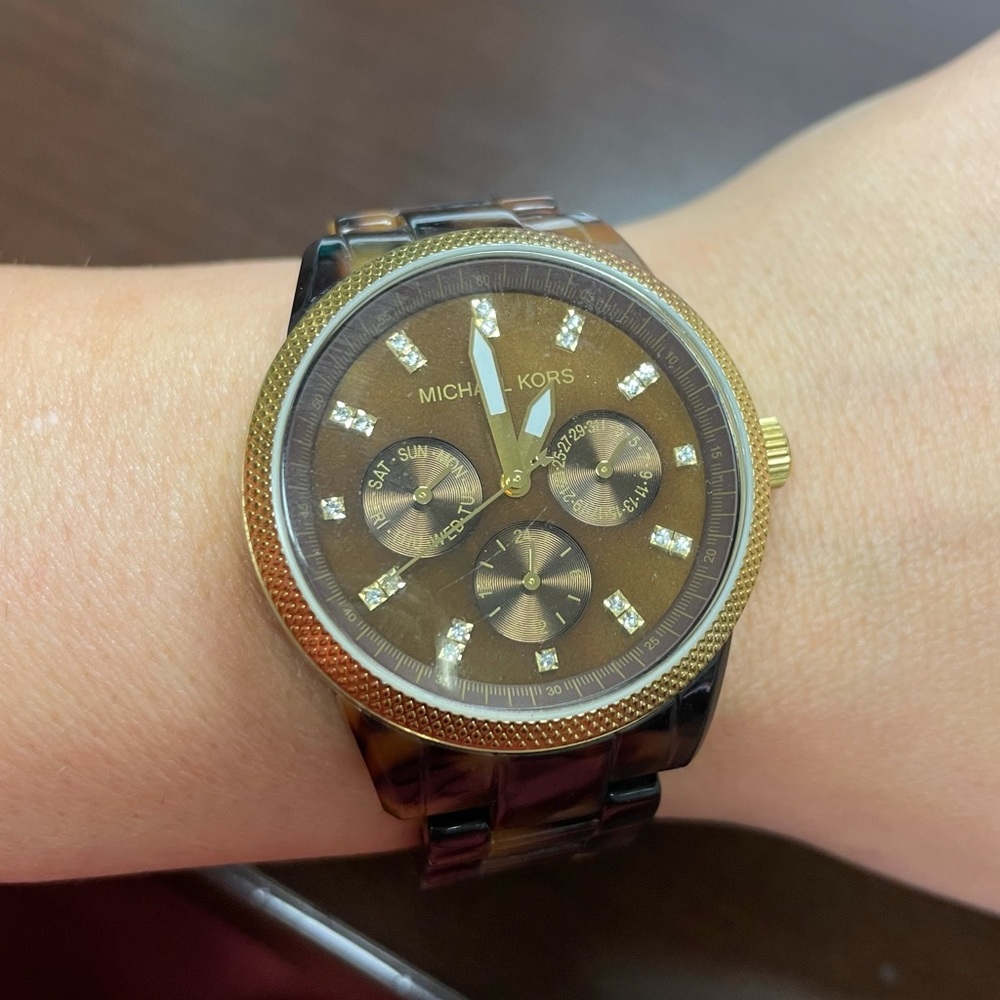 Michael Kors Tortoise Watch